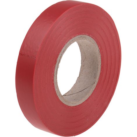 Ruban isolant RS PRO en PVC Rouge 20m x 12mm x 0.13mm ( Prix pour 1 )