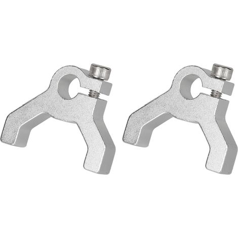 Support de serrage double 2 pièces, pince aluminium unilatérale à double montant pour robot DIY, collier de fixation 3400-0032-0008 (1/5)
