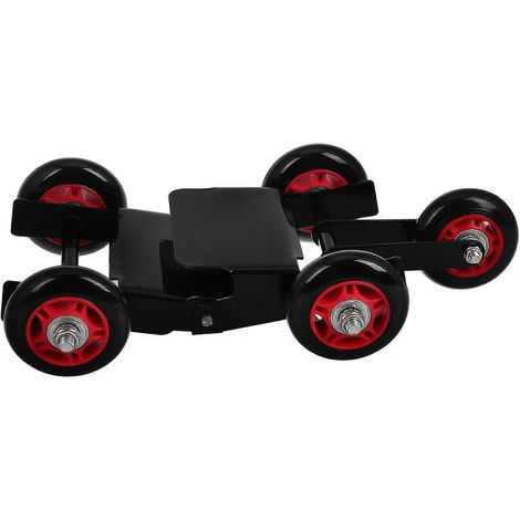 Chariot à roulettes portable pour pneus de voiture facilitant le déplacement des véhicules – Patin robuste pour motos, vélos électriques et utilisation d'urgence, conception compacte (1/5)