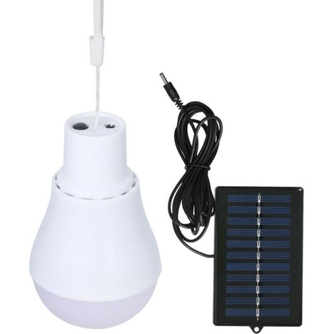1 Ampoule solaire, 12 LED, portable, suspension, camping, pique-nique, marché nocturne, éclairage de secours (1/5)