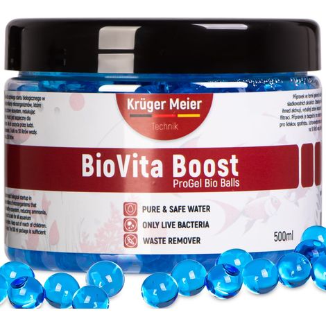 Kruger Meier BioVita Boost: bacterias en bolas de gel para acuarios (1/5)