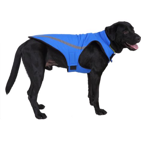 Manteau Pour Chien En Polaire - Résistant Au Vent Et À La Neige - Avec Bandes Réfléchissantes - Lavable En Machine - Taille Unique (1/5)