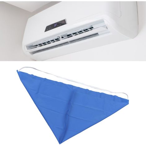 Housse de Protection pour Nettoyage Climatiseur Split avec Sac d'Eau PVC (1/5)