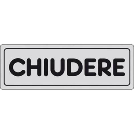 10 x ETICHETTA ADESIVA 150X50 CHIUDERE