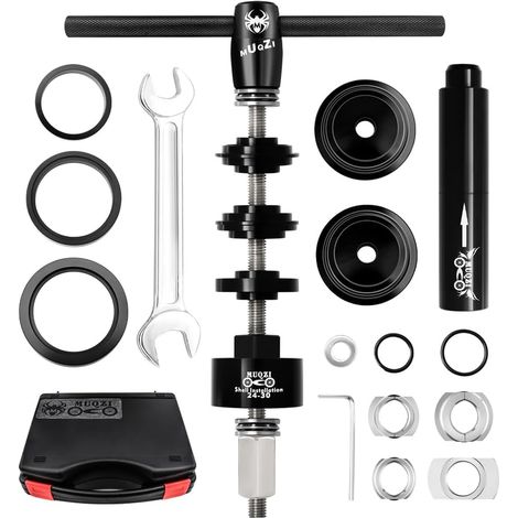 KIT D'outils de Presse de Roulement de Vélo Kit de Réparation D'installation ou de Retrait de Pédalier et de Casque de Vélo (1/4)