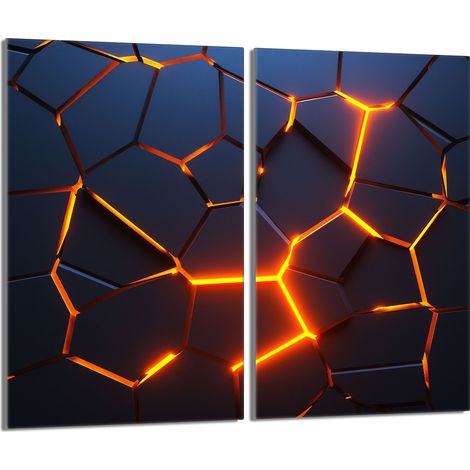 Placa protectora de vidrio para la estufa 2x30x52 Magma (1/5)