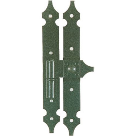 4PZ CERNIERA FERRO BATTUTO ART. 6324 ALA VERTICALE E ORIZZONTALE CM. 25 (1/2)