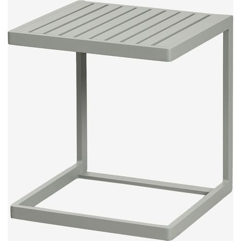 Tavolino da giardino quadrato 40x40 cm in alluminio Dulem SKLUM
