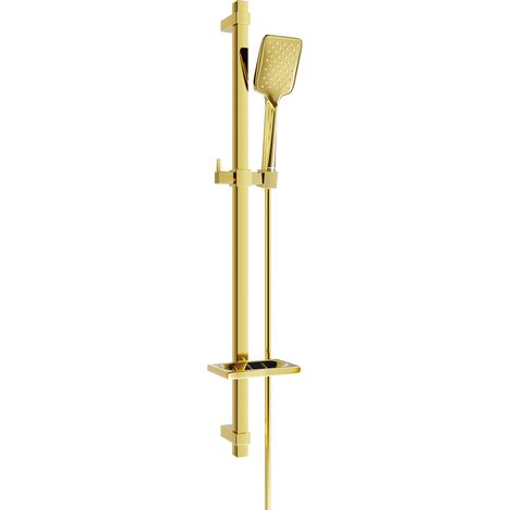Mexen DQ62 Schiebe-Dusch-Set, Gold - 785624581-50