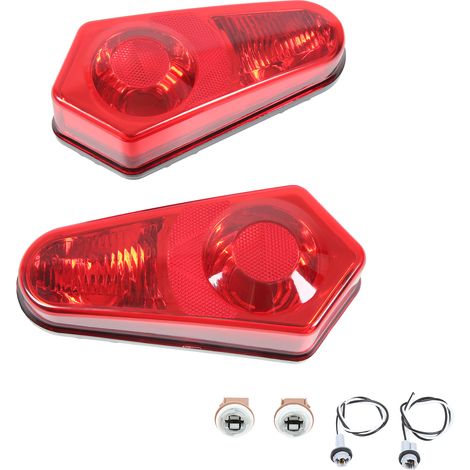 Boîtiers de feux arrière pour VTT, lentilles de feu stop arrière 2411153, remplacement pour Polaris Sportsman 400, 450, 500 et 550 (rouge) (1/5)