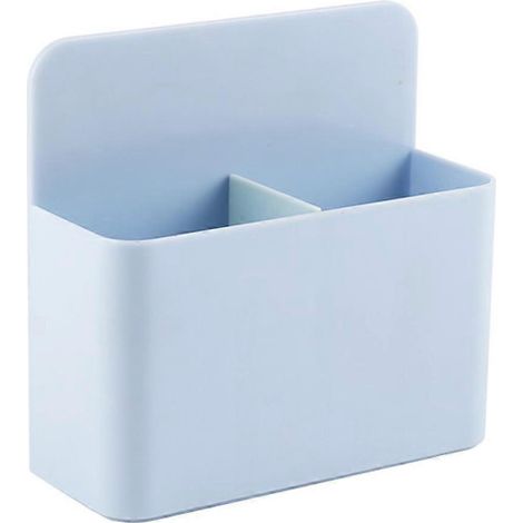 Multifunktionale Kreidebox, praktische Aufbewahrungsbox für Kreide, Kunststoffbehälter-12.5X12X4.7CM-Blue (1/3)