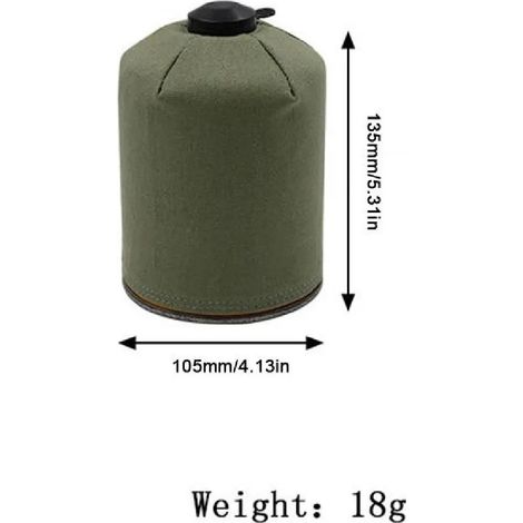 Étui de rangement extérieur pour réservoir d'essence, housse de protection antichute pour bidon d'essence, sac de rangement camouflage pour réservoir de bouteille, boîte à mouchoirs pour camping et pi (1/5)