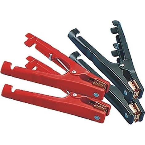 Pinces à Câbles de Démarrage Jumbo 17 cm - 4x - Pratiques et Efficaces - Chantier et atelier - Beast (1/5)