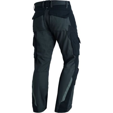 Pantalon de travail FLORIAN taille 54 anthracite/noir 50 % CO / 50 % PES