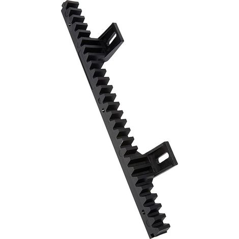 Crémaillère pour portail coulissant - 33 cm - Corps en Nylon avec insert en acier - Visserie Fournie (1/5)