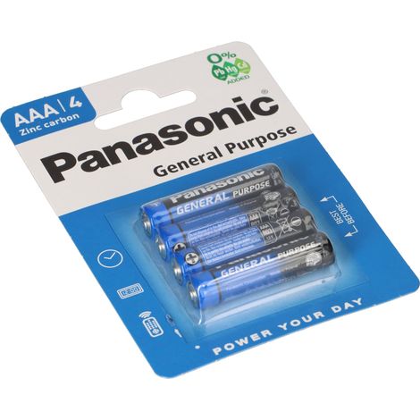 Panasonic AAA Genereal Purpose 1,5V Batterie 96 Stück (1/5)