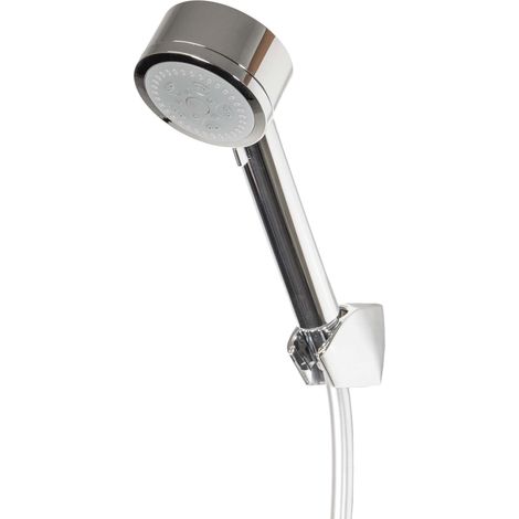 tecuro Wannenset ew-80 - mit 5 Funktionen Handbrause, Brauseschlauch 125 cm, Wandhalter 3-fach verstellbar (1/5)