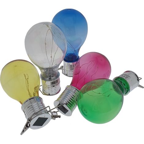 Pack 12 Bombillas Solares decorativas (1/4)