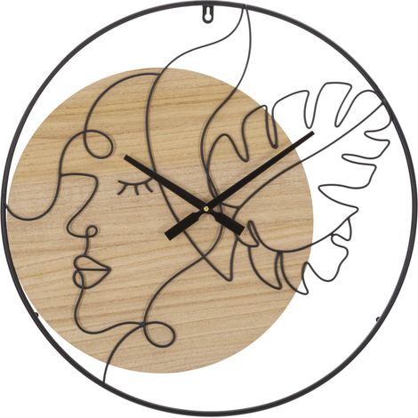 Horloge murale élégante -B- Cm Ø 60X2 (1/5)