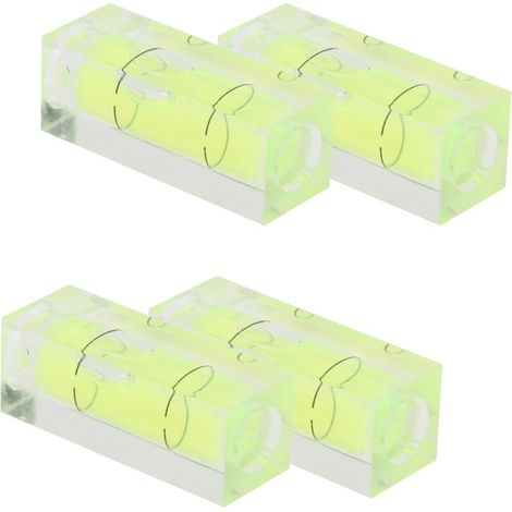 4 Pièces Petit Niveau à Bulle Détecteur de Niveau à Bulle carré Outil de Mesure de Niveau D'imprimante 3D Niveau de la Boîte de Suspension, Ajuster le Niveau du Cadre, Ajuster le. (1/5)