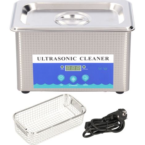 Nettoyeur à Ultrasons pour Bijoux Bagues DK‑009A 0.9L 35W 220V Prise UE Minuterie (1/5)