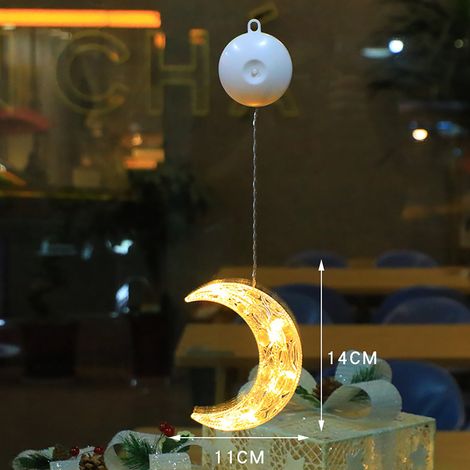 Guirlande Lumineuse LED - Avec Ventouses - Pour Décoration Intérieure Mur Miroir Fenêtre - 2 m - 20 Leds (1/3)