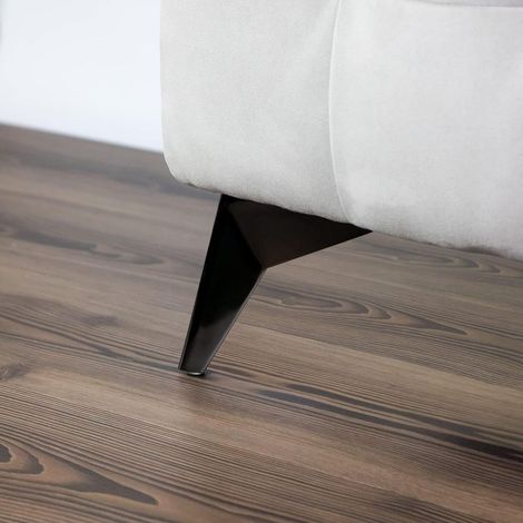VURAHOME - 4 pieds Pieds pour canapés, meubles, armoires, fauteuils Pieds en métal pour meubles design modernes et élégants (17cm Noir) (1/3)