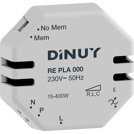 Regulador intensidad 400W incandescente 320W halógena (1/3)