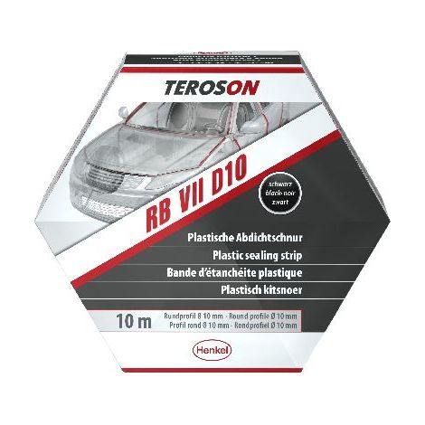 Mastic Teroson RB VII BK D10, Noir, Gris clair, Bande ( Prix pour 1 )