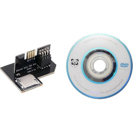 Accessoire de remplacement de jeu pour adaptateur de carte Micro SD SD2SP2 NGC NTSC, disque/DVD (1/2)