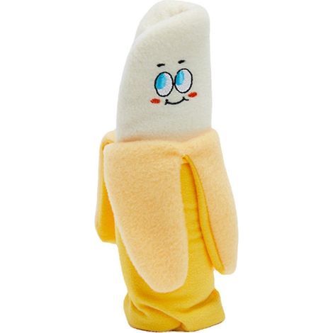 Bananenweiches Plüsch-Welpen-Kauspielzeug-Spender (1/4)