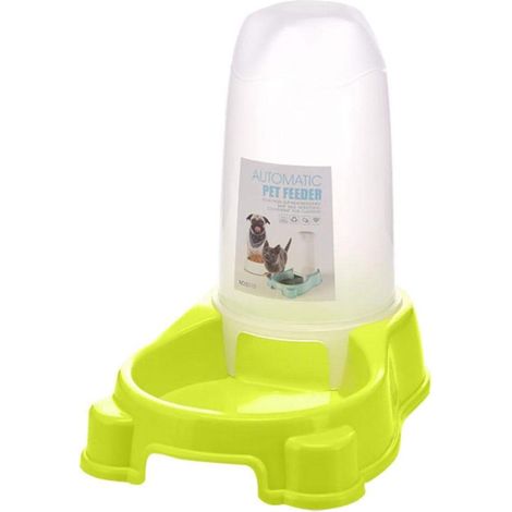 Distributeur De Croquettes Pour Chats Et Chiens - Boîte De Rangement Alimentaire Verte - Accessoire Portable Lavable - Conteneur Unique (1/5)