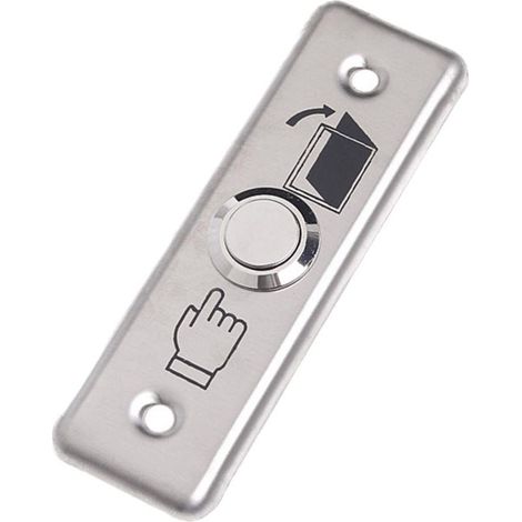 1 x Bouton de sortie, poussoir étanche IP65, pour portail électrique et contrôle d'accès, usage résidentiel et professionnel