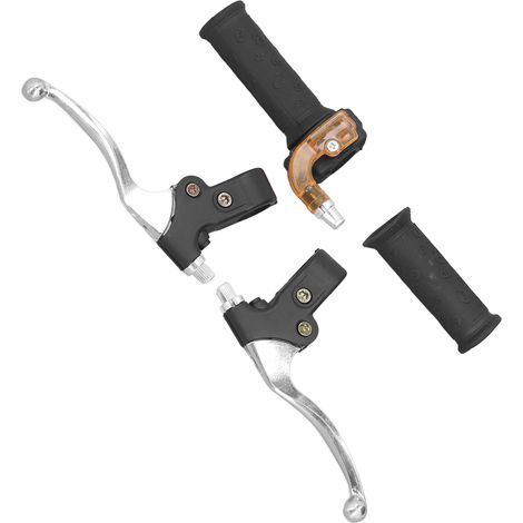 22-mm-Motorradgasgriffe und Bremshebel, linkes und rechtes Set für 47-cm³- und 49-cm³-Zweitakt-Dirtbikes, 7/8-Zoll-Lenker (1/5)