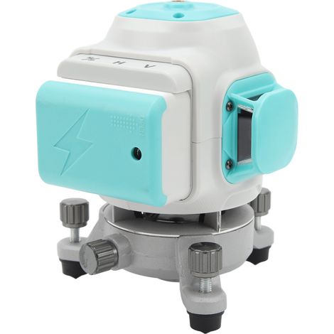 Niveau laser 12 lignes à faisceau vert, contrôle par application, IP54, niveleur 3D haute précision à faisceau vert pour carrelage, prise UE, entrée 100-240 V (1/5)