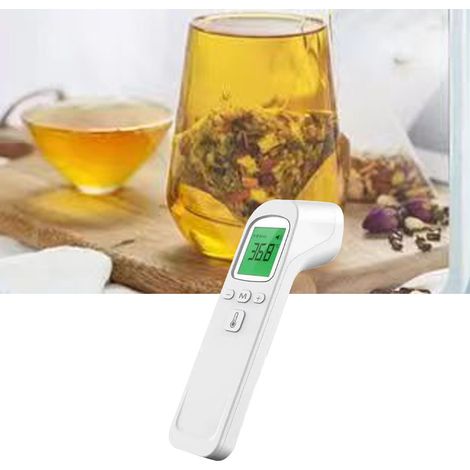 Thermomètre infrarouge portable sans contact - Détecteur de température numérique avec affichage 3 couleurs pour usage professionnel (1/5)