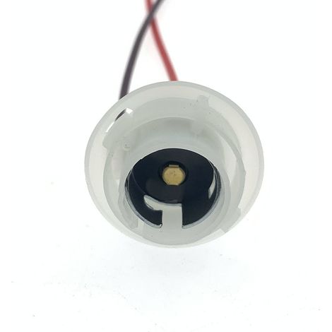Pièces automobiles Phares LED Connecteurs 1156-5 1157-5 avec câblage pour clignotants, feux de freinage arrière et feux de recul - support de lampe à un seul fil (pied plat à un seul fil)