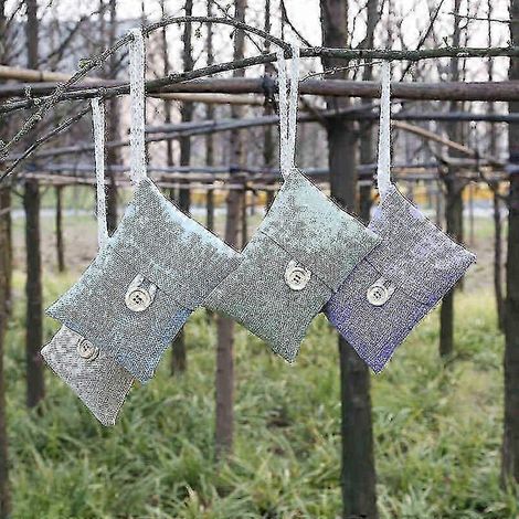 Lot de 4 sacs purificateurs d'air en bambou pour voitures/placards (1/5)