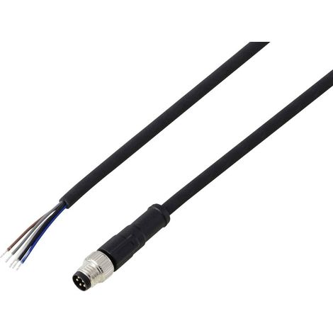 TRU COMPONENTS TC-13752044 Câble de raccordement M8 x 1 mâle, droit 5 m Nombre de pôles: 5 1 pc(s) (1/3)