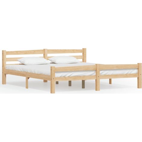 Maison Exclusive - Giroletto senza Materasso 180x200 cm in Legno Massello di Pino