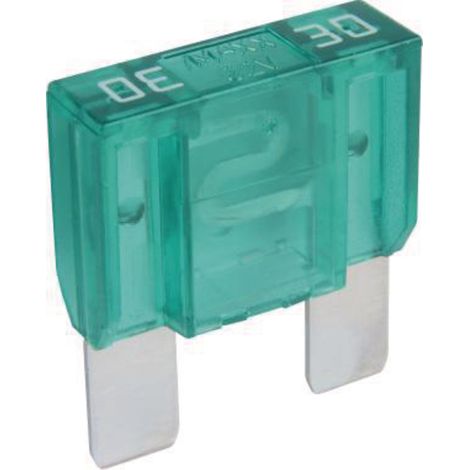 Maxi-Flachsteckersicherung 32 V 1 x 30 A 29,7 x 33,9 mm grün