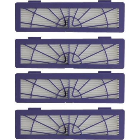 4 hochwertige Ersatzfilter passend für Neato Botvac, Neato Botvac Roboterstaubsauger, 4 Botvac HEPA-Leistungsfilter, Neato BotVac-Serie, D-Serie und Connected-Serie, 20055 (1/4)