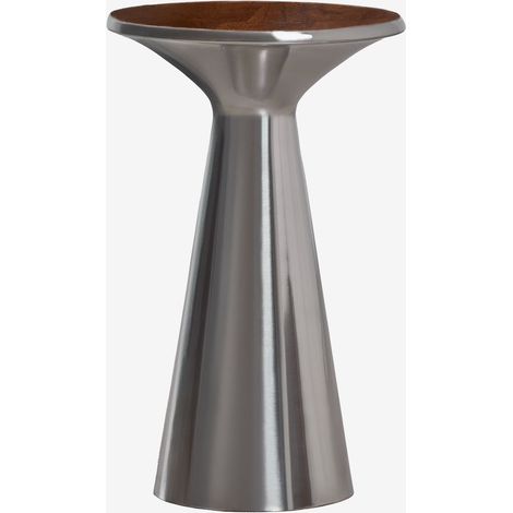 Mesita de noche Ø30 cm en acero inoxidable Selmalis SKLUM (1/5)