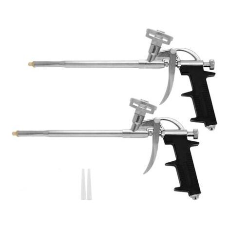 Detergent-free 2-piece expanding foam gun for caulking, sealing and filling. (1/5)