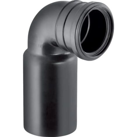 Geberit PE Codo de conexión 90° para WC suspendido, DN 100 / 90, 367.070.16.1