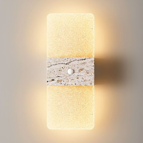 Applique murale LED sans fil avec commande tactile à détecteur de mouvement, idéale pour les salons et les cages d'escalier. (1/5)