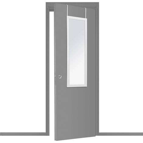 Espejo de puerta clásico, 36 x 109 cm, expositor en caja blanca (1/4)