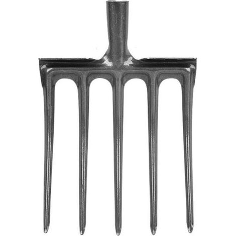 Fourche à bêcher de jardin - OKZ® - Acier haute teneur en carbone - Résistance élevée - Prévention de la corrosion