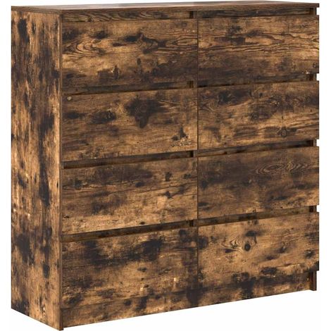 Maison Exclusive - Aparador roble ahumado 100x35x99 cm madera de (1/5)
