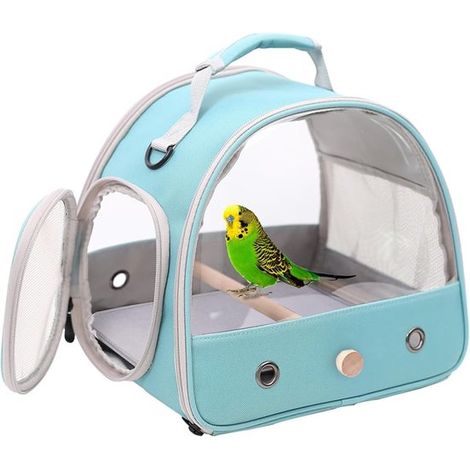 Jaulas para pájaros,Para aves de interior,33624cm,Jaulas con soporte,Jaula de viaje para pájaros,Jaula portátil para loros,Verde (1/5)